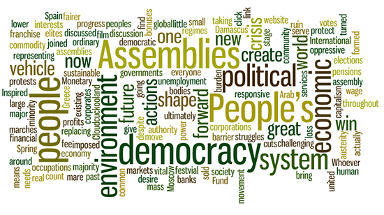Film: Peoples Assembly – Environment Debate Cloudcuckooland Festival 2012