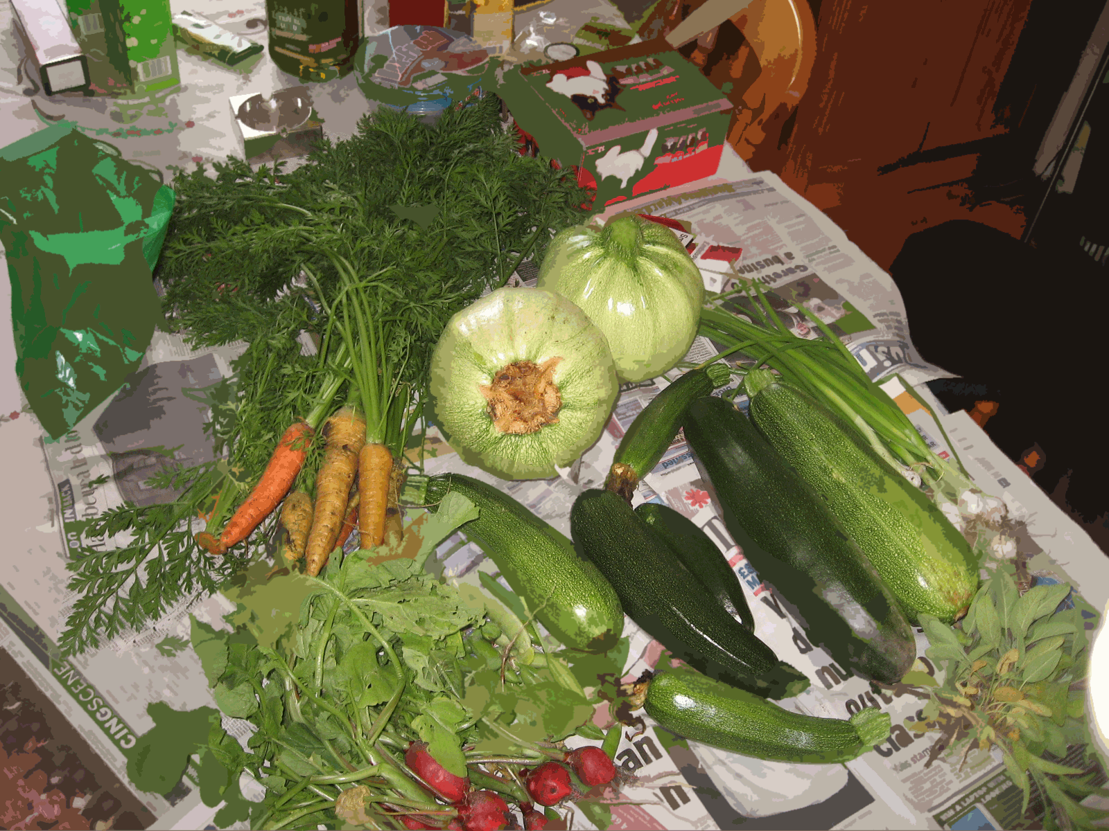 Thrifty times series: Home grown food
